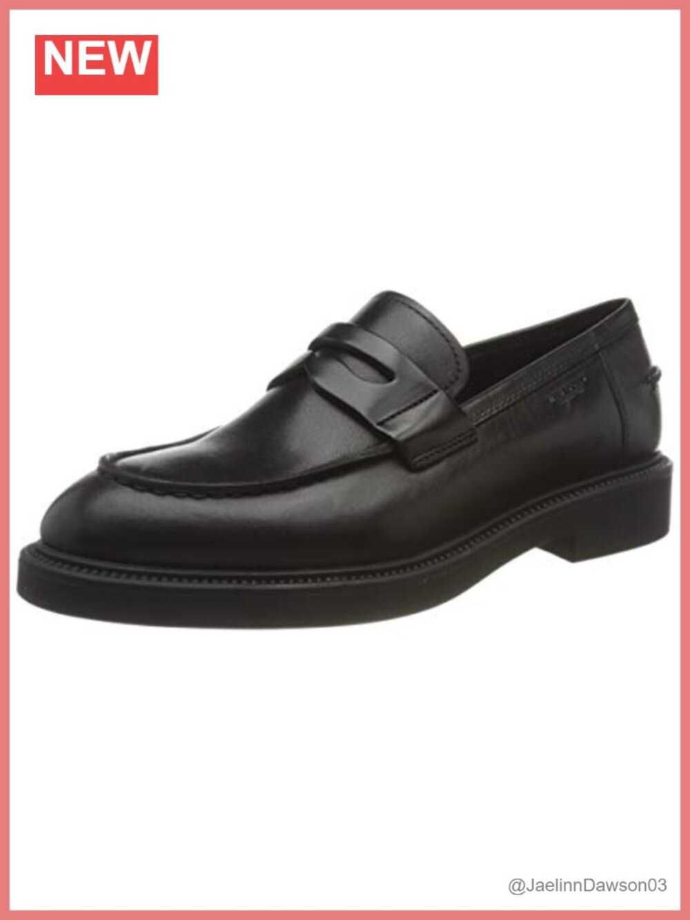 Goat Leather Loafers Almond Toe Pull-On Formal Party Shoes